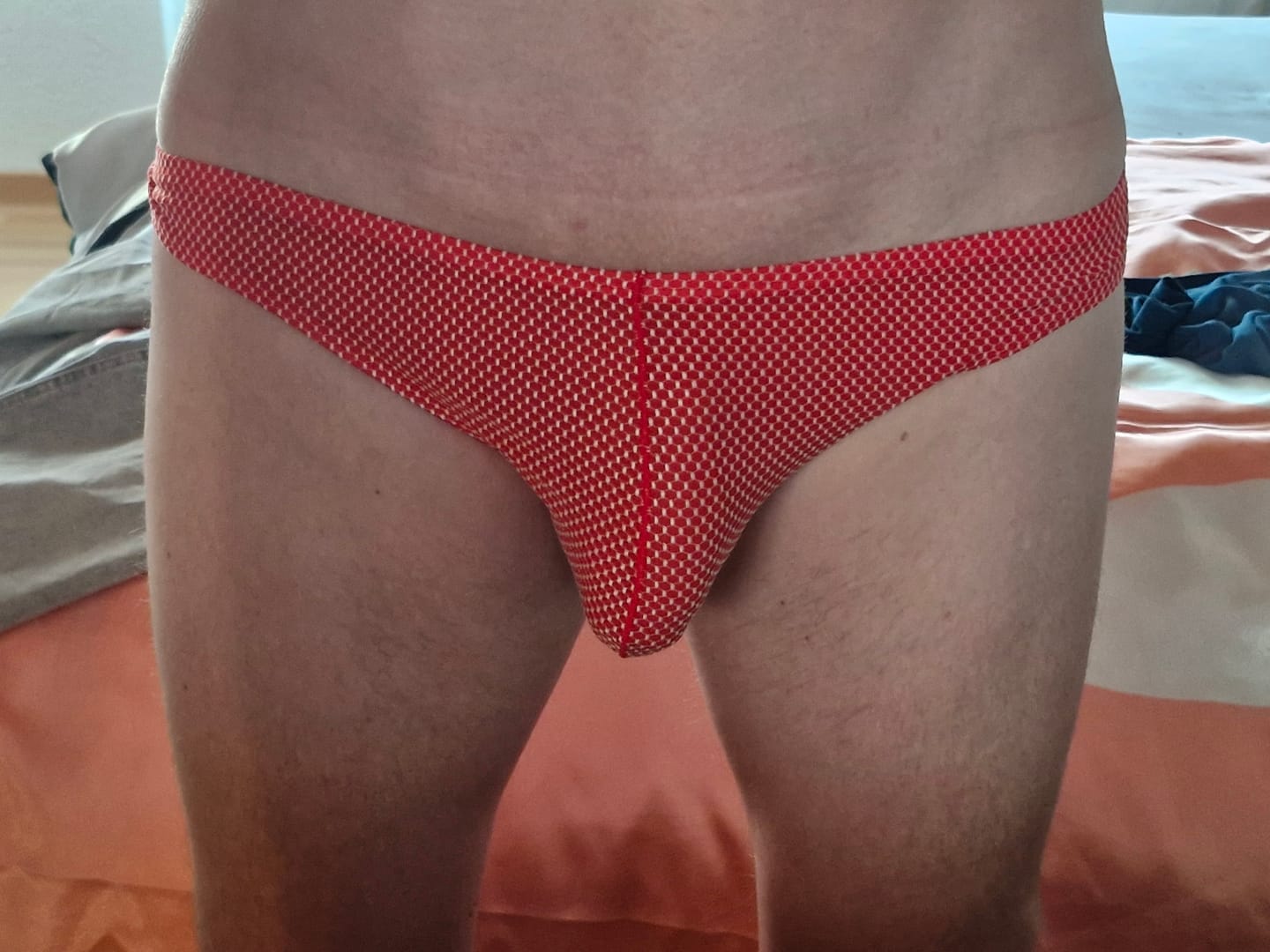 Customer photo review of 3 Pack Men's Seamless Ice Silk Comfy Underwear