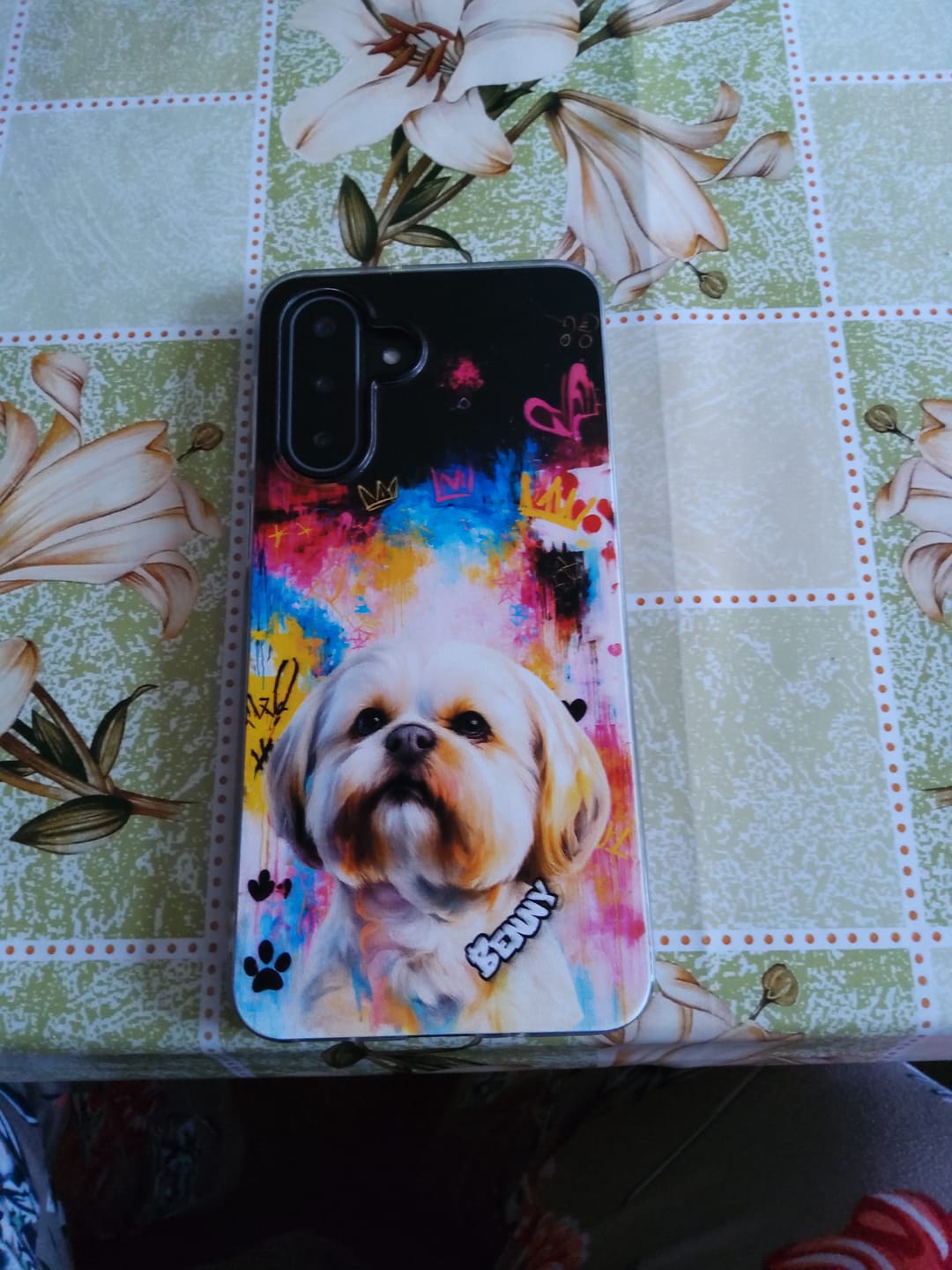 Customer photo review of Personalisierte Handyhülle - Graffiti