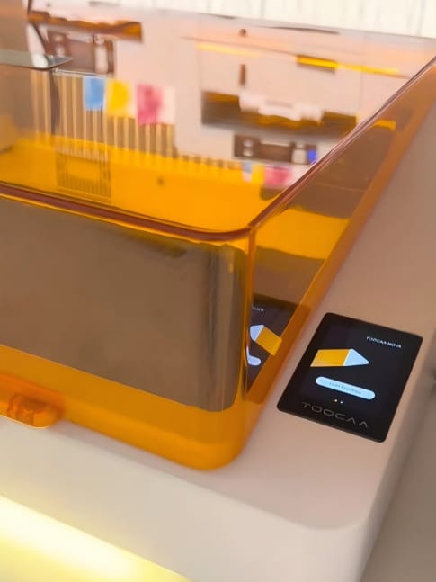 Customer photo review of TOOCAA NOVA: The Smart Laser Engraver with Class 1 Safety for Effortless Desktop Creation