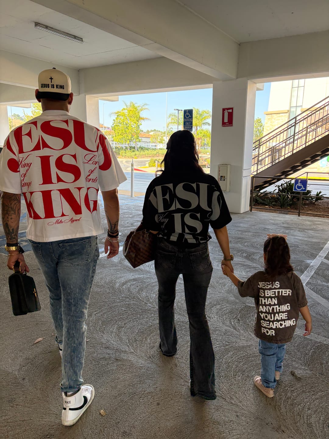 Customer photo review of [PRE-ORDER - SHIPS MAY 20TH] Jesus is King Jumbo Print Tee - Ivory (Oversized)