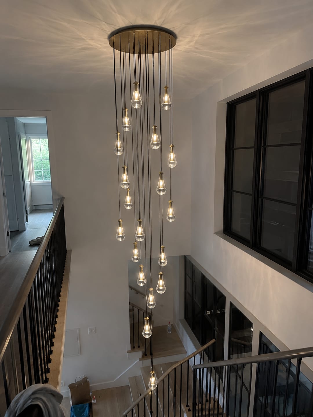 Customer photo review of Raindrop Round Chandelier
