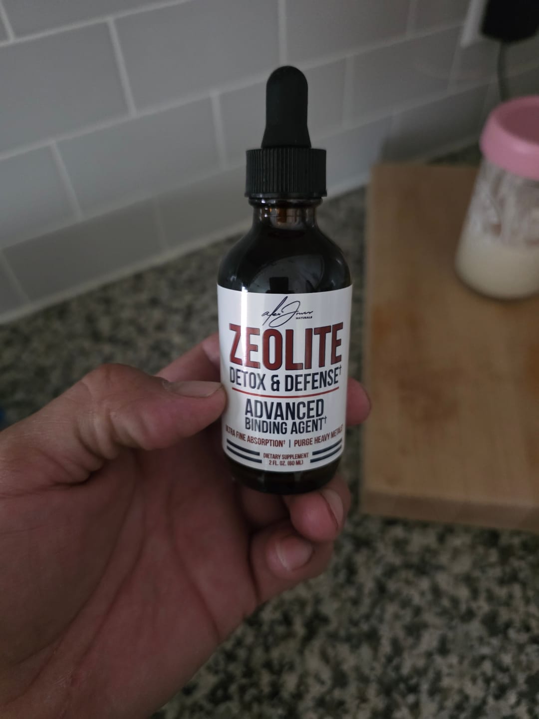 Customer photo review of Zeolite Detox & Defense - Advanced Binding Agent (60 Servings)