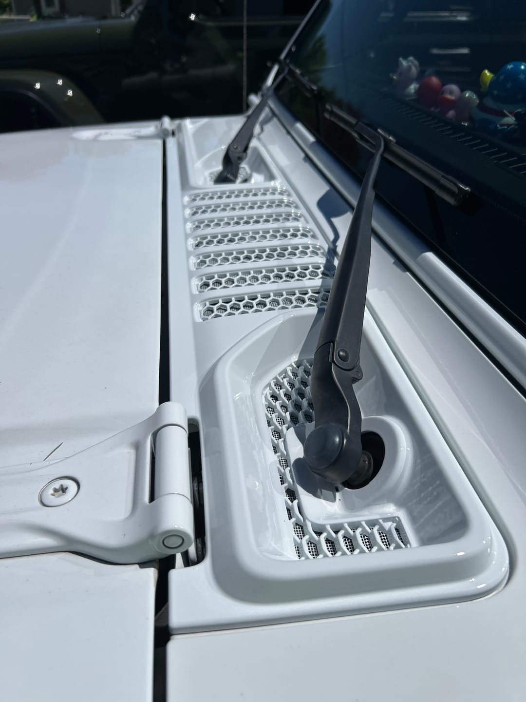 Customer photo review of OEM Cowl Wiper Panel Color Matched  JL JT 2018+  (14+Lead Time)
