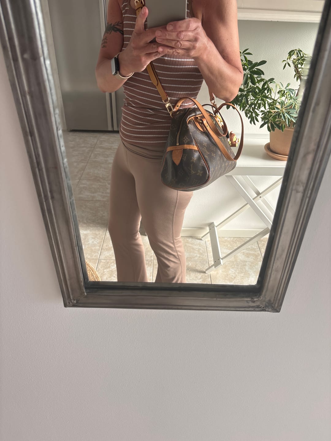 Customer photo review of Beige Strap