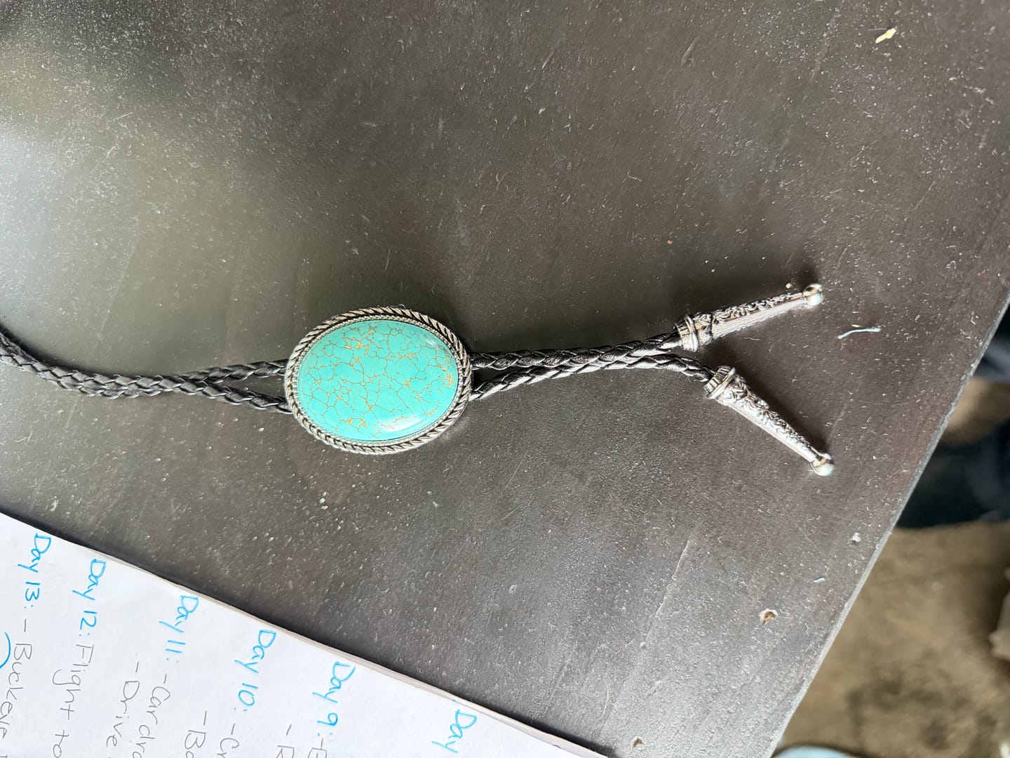 Customer photo review of The Sky Stone - Bolo Tie and Gift Box
