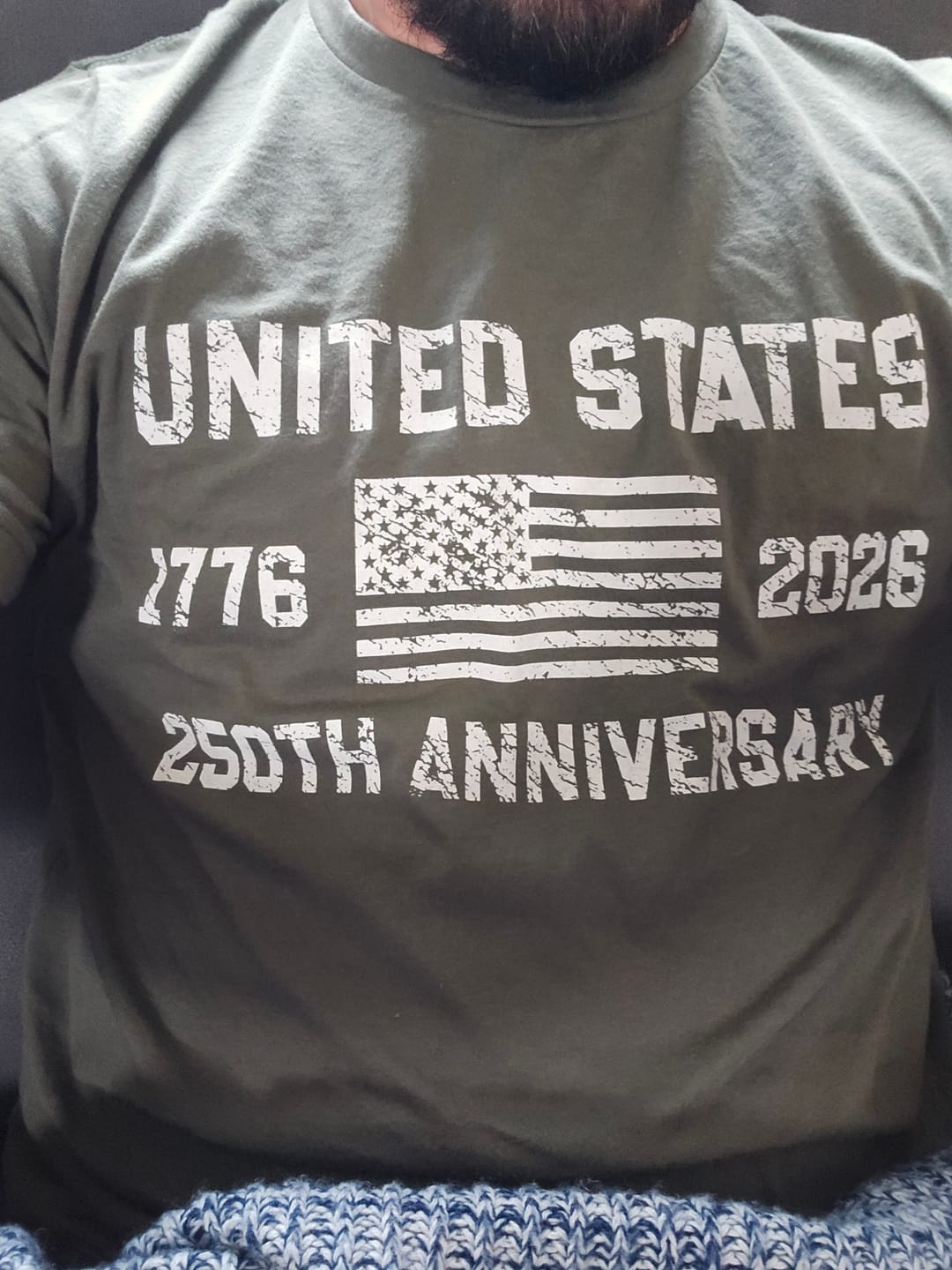 Customer photo review of US 250 Shirt