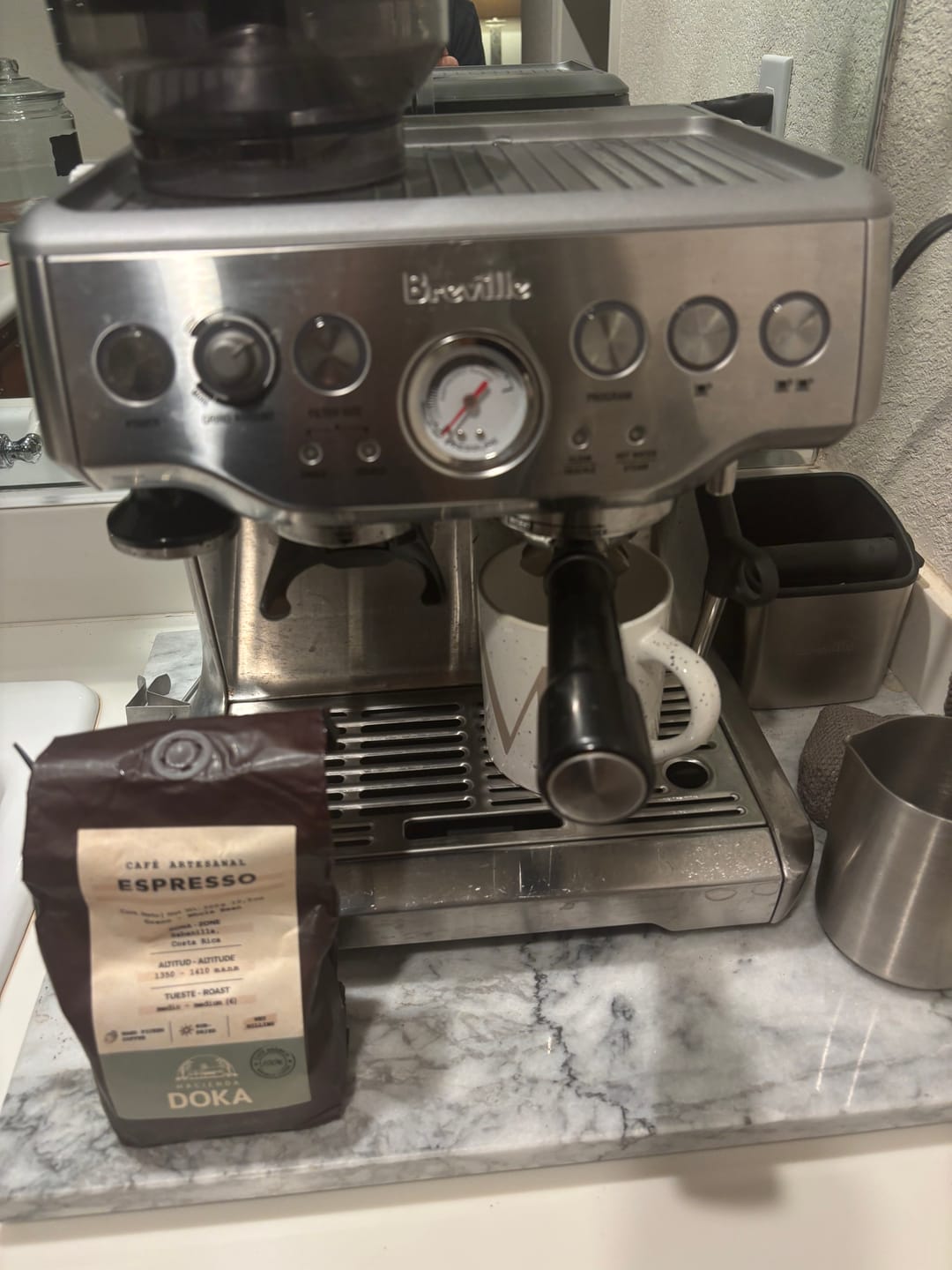 Customer photo review of Café Hacienda Doka Espresso Roast