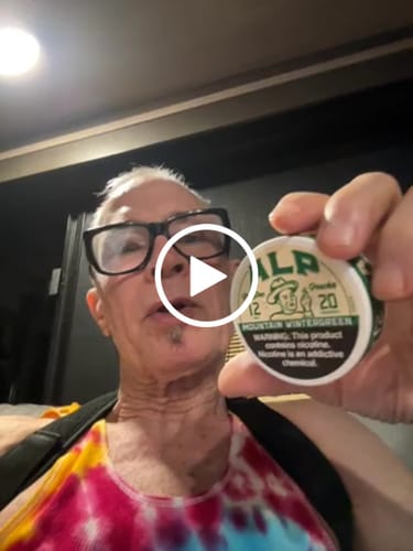 Customer video review of Mountain Wintergreen Nicotine Pouches