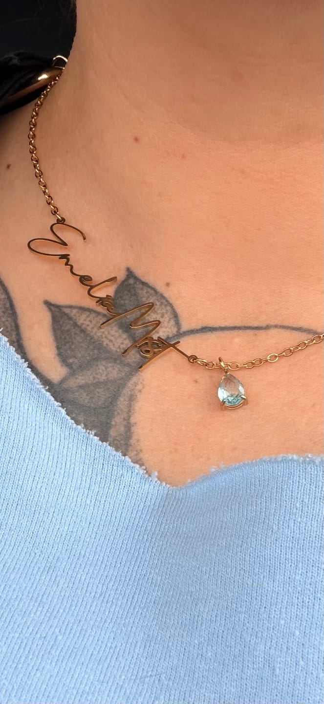 Customer photo review of Lucce Signature Necklace