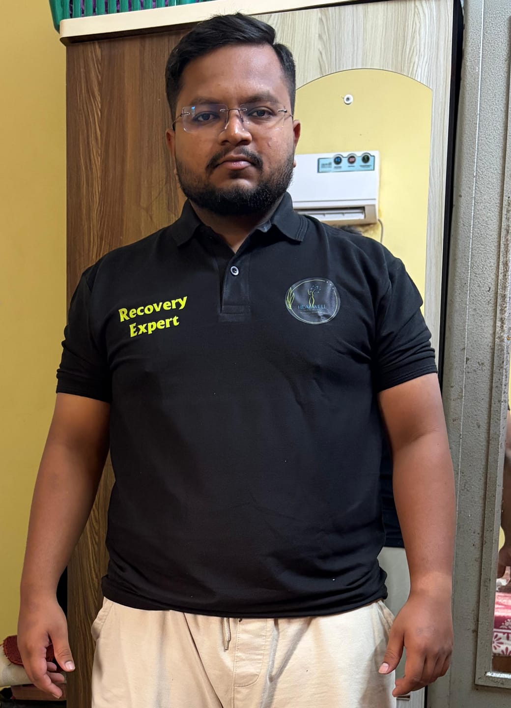 Customer photo review of Customized Polo T-Shirt With Your Company Logo | Order Logo Printed Tees | PrintMine.in