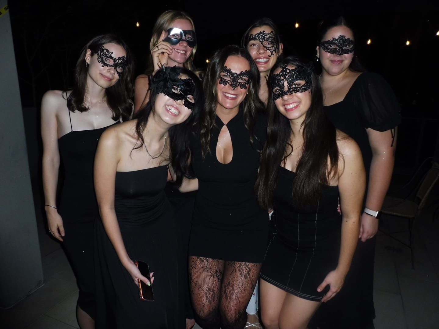 Customer photo review of Masquerade Ball/Carnival Murder Mystery Host Your Own Game Kit
