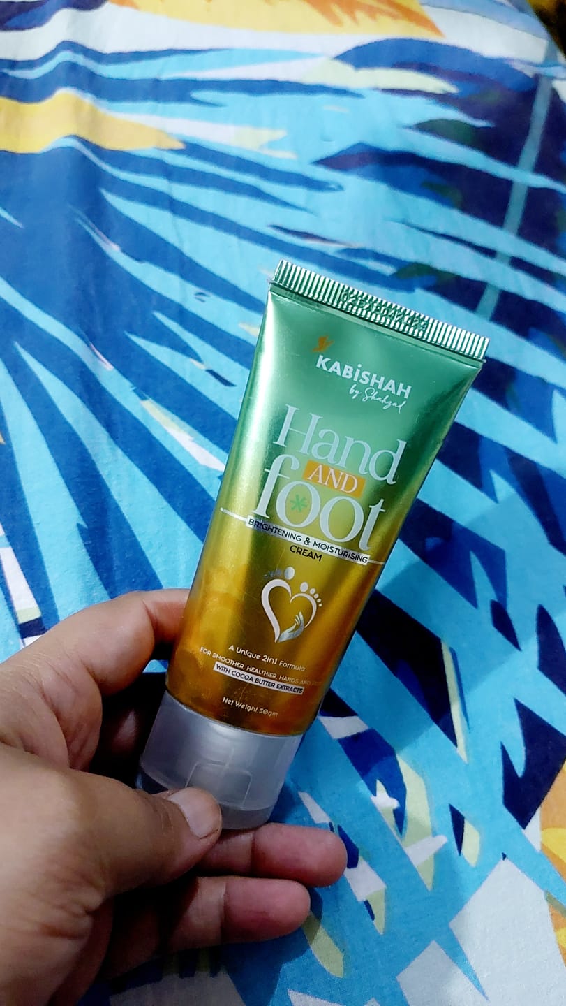 Customer photo review of Hand & foot Brightening and Moisturizing Cream
