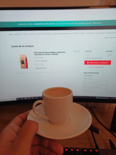 Customer photo review of 1KG Café de Especialidad El Bosque - Honduras en Grano o Molido