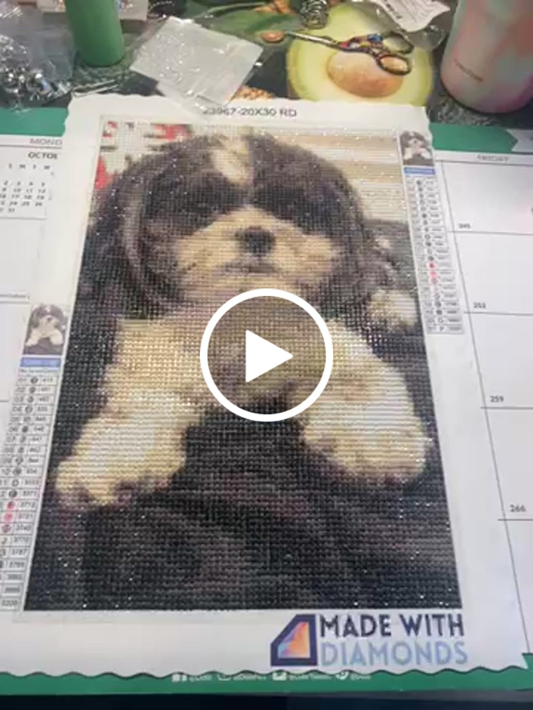 Customer video review of Made with Diamonds® Custom Kit