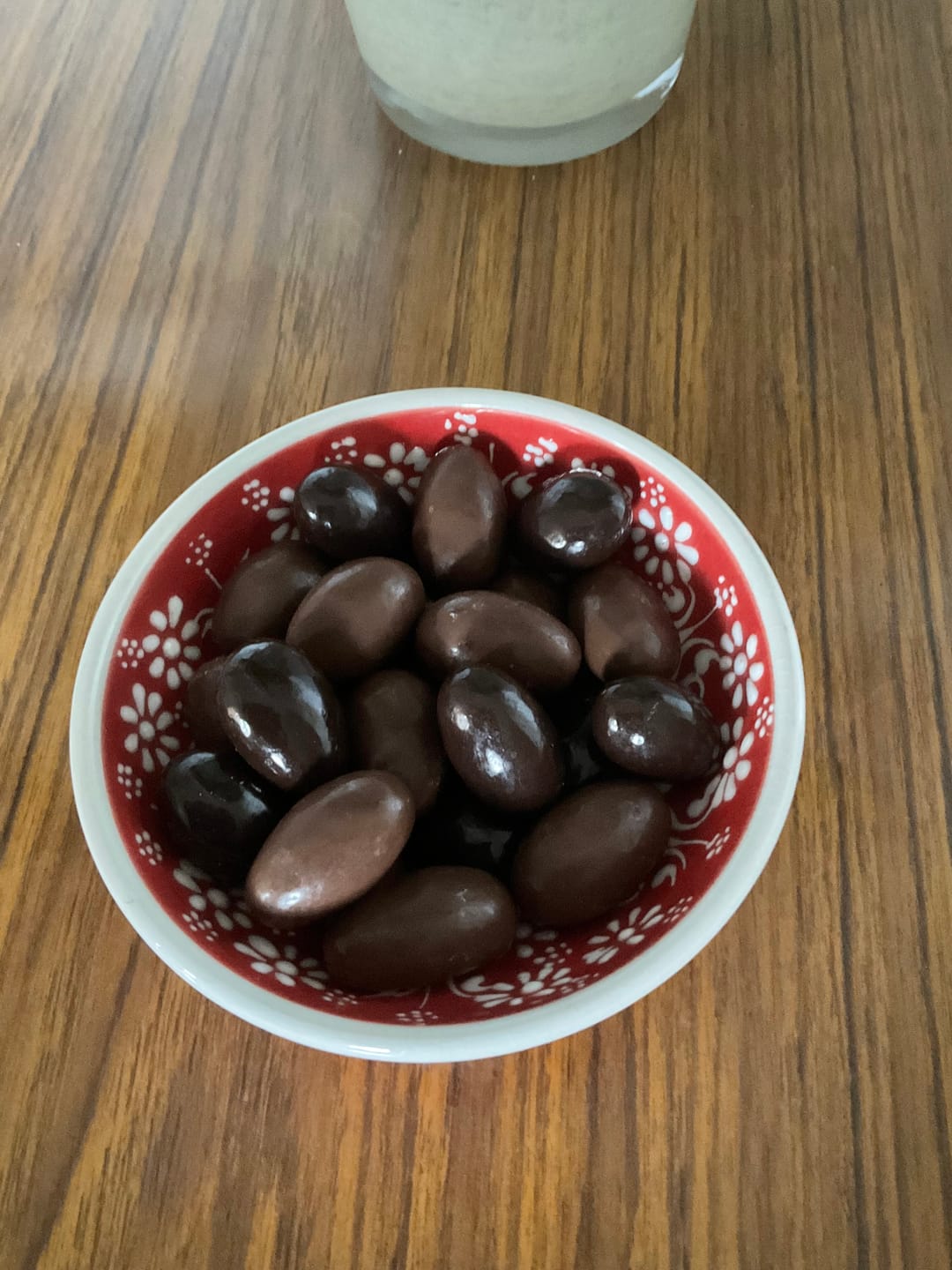 Customer photo review of Premium Dark Belgian Chocolate Almonds