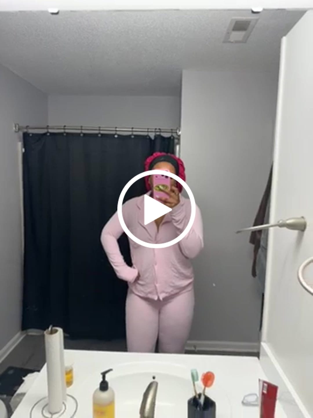Customer video review of FOLDOVER PAJAMA PANT