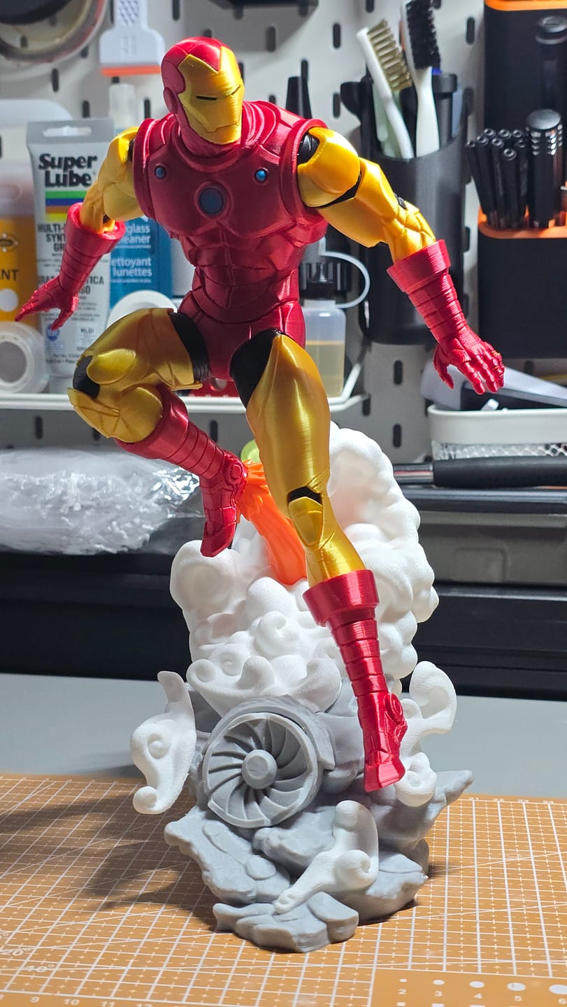 Customer photo review of PLA Silk Red