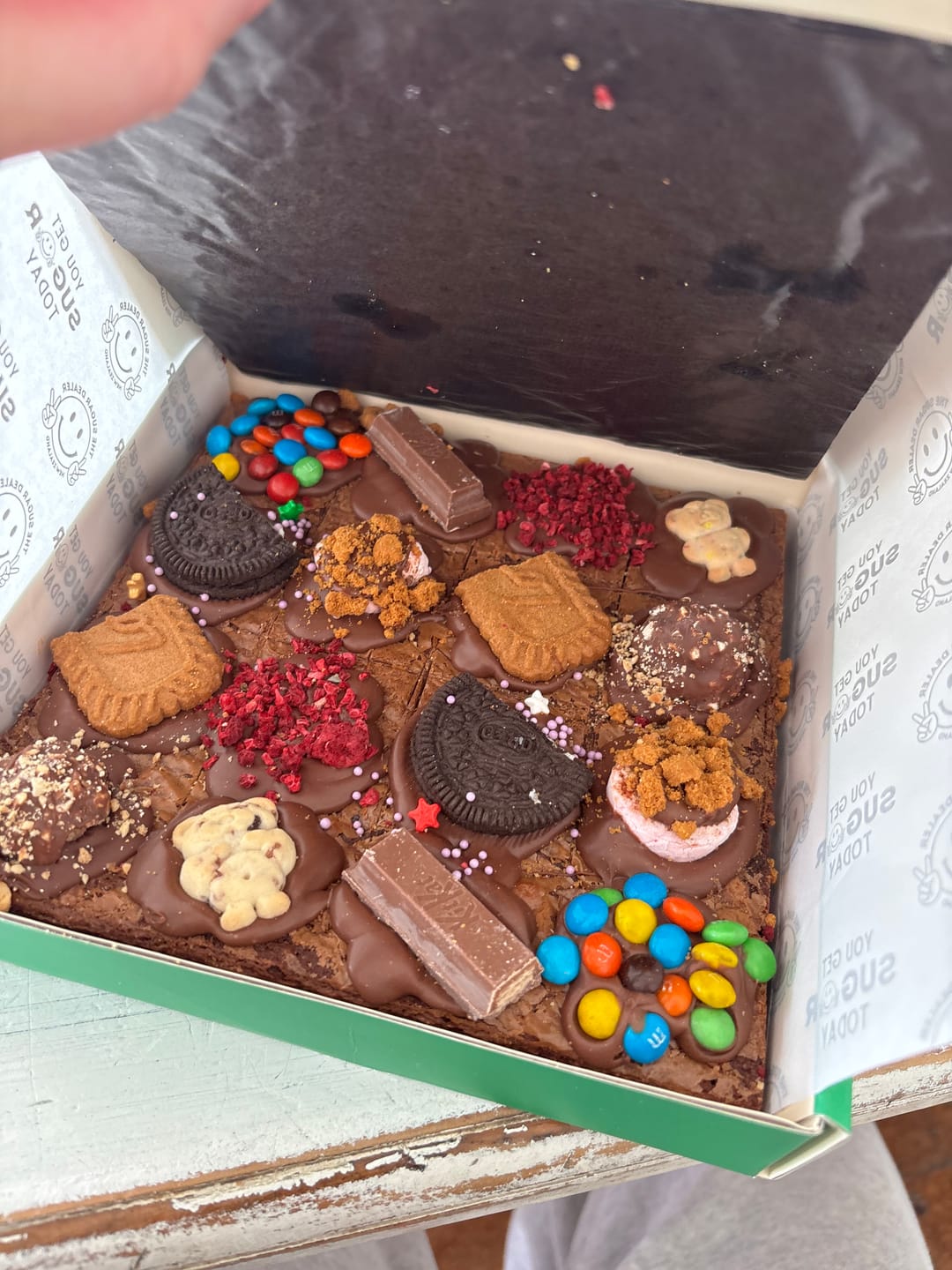 Customer photo review of Mixed assortment brownie