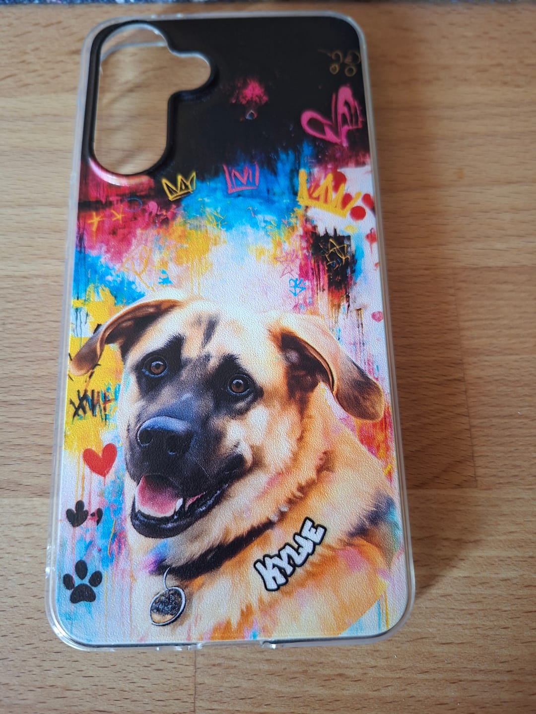 Customer photo review of Personalisierte Handyhülle - Graffiti