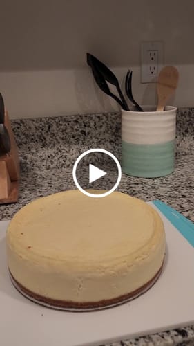 Customer video review of New York Style Cheesecake