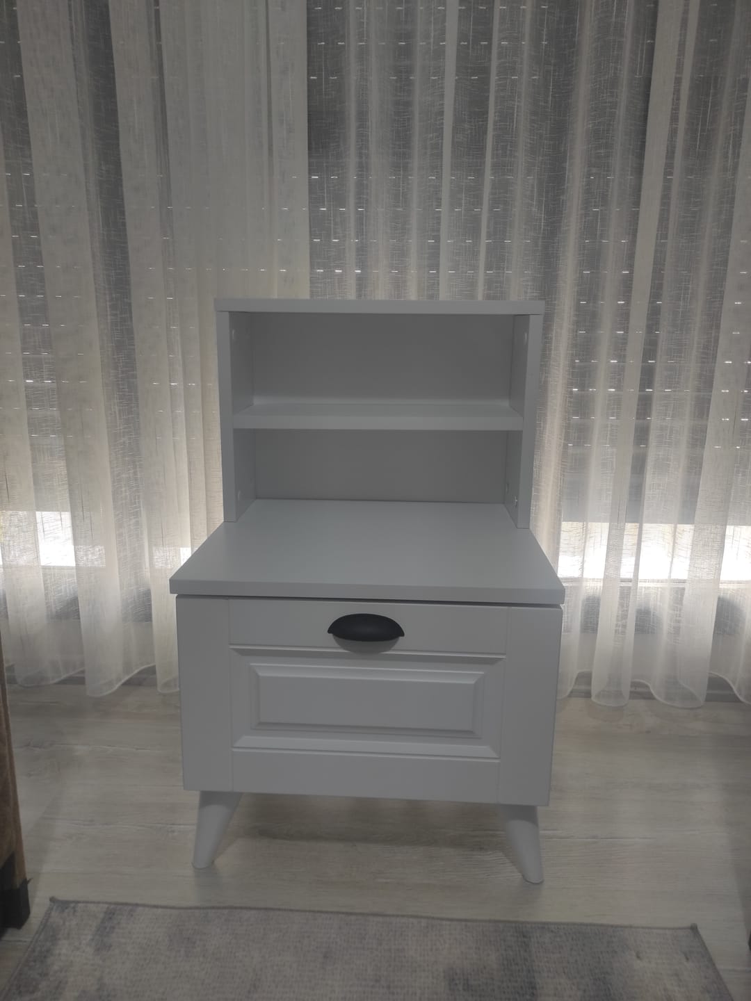 Customer photo review of Rani BD105 Komodin 2 Raflı Membran Çekmeceli Komodin Beyaz