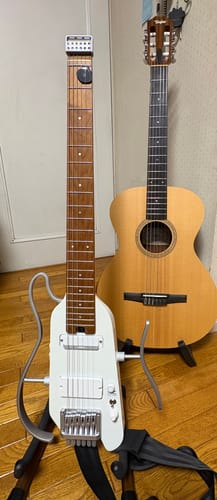 Customer photo review of Donner DS-3U 木製ギタースタンド HUSH対応