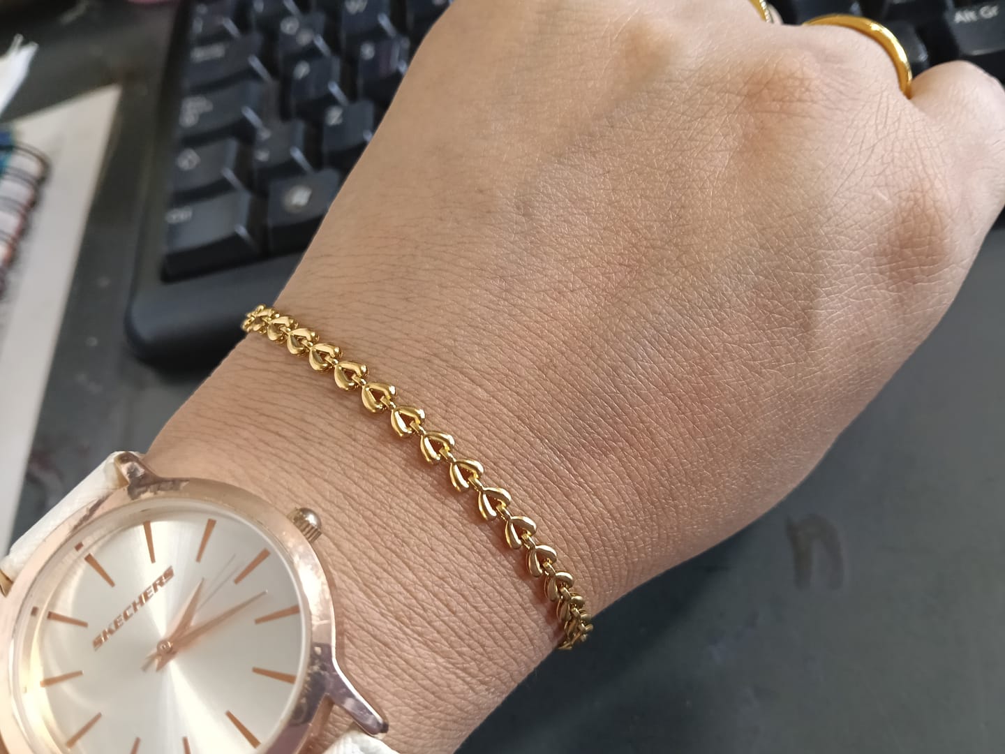 Customer photo review of Pulsera Columba
