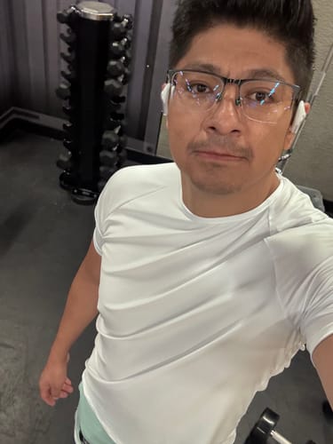 Customer photo review of Training Sport Tee - White