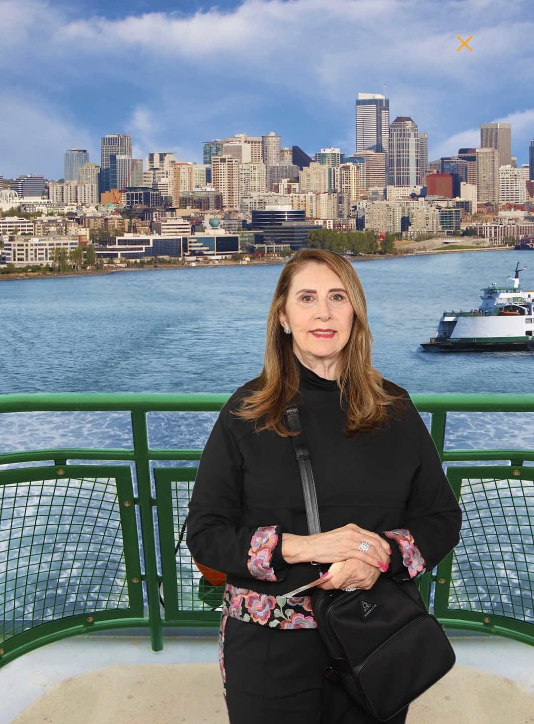 Customer photo review of Carmel Convertible Backpack and Crossbody