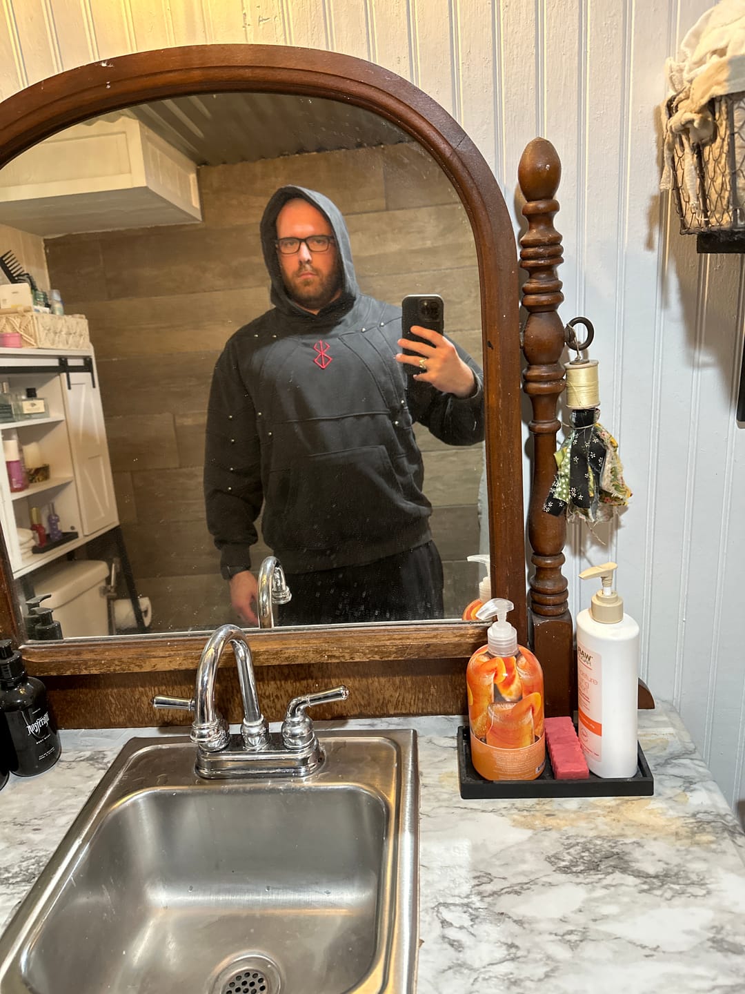 Customer photo review of Tormented Armor Hoodie