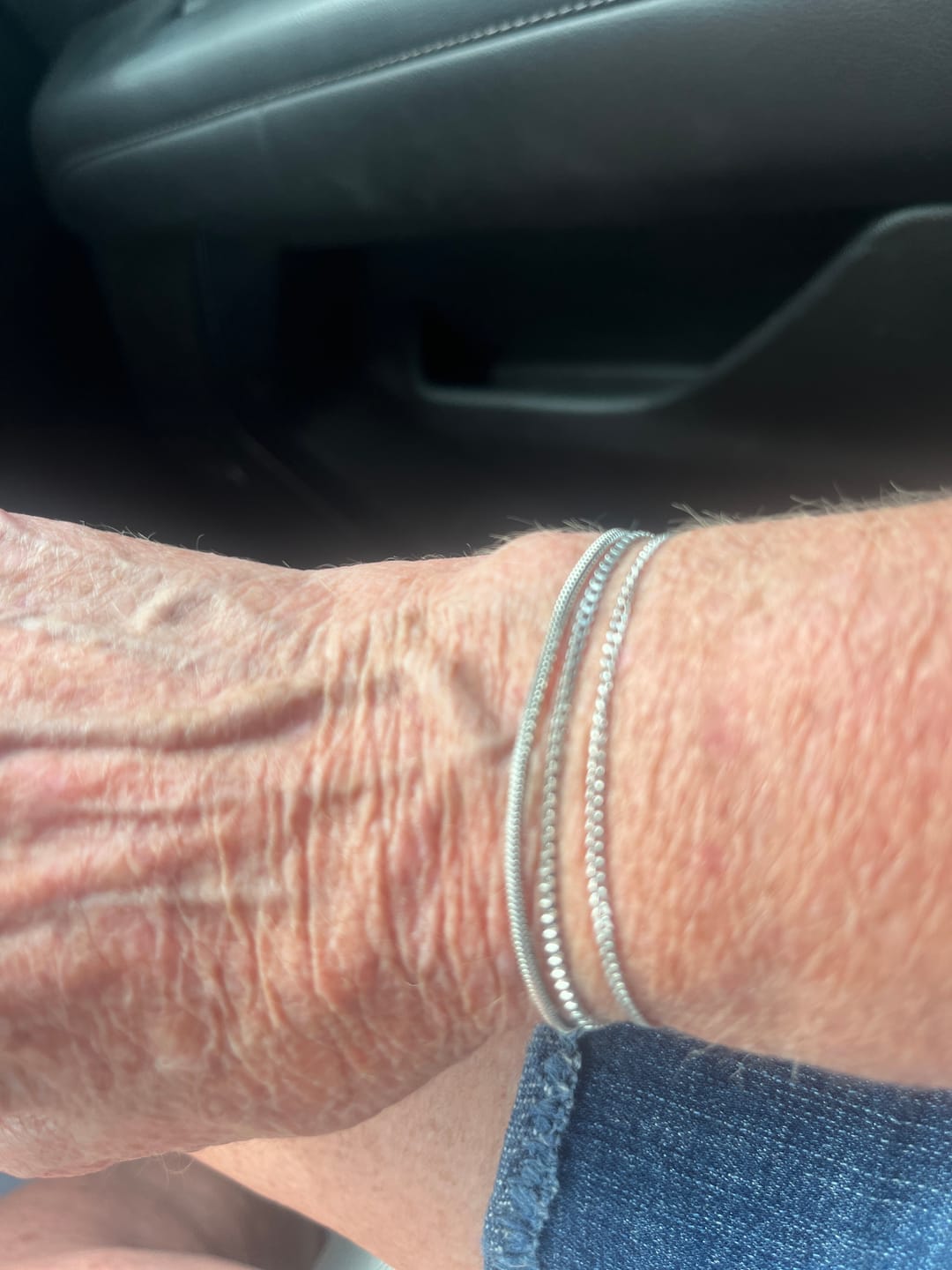 Customer photo review of Minimal Bracelet Stack