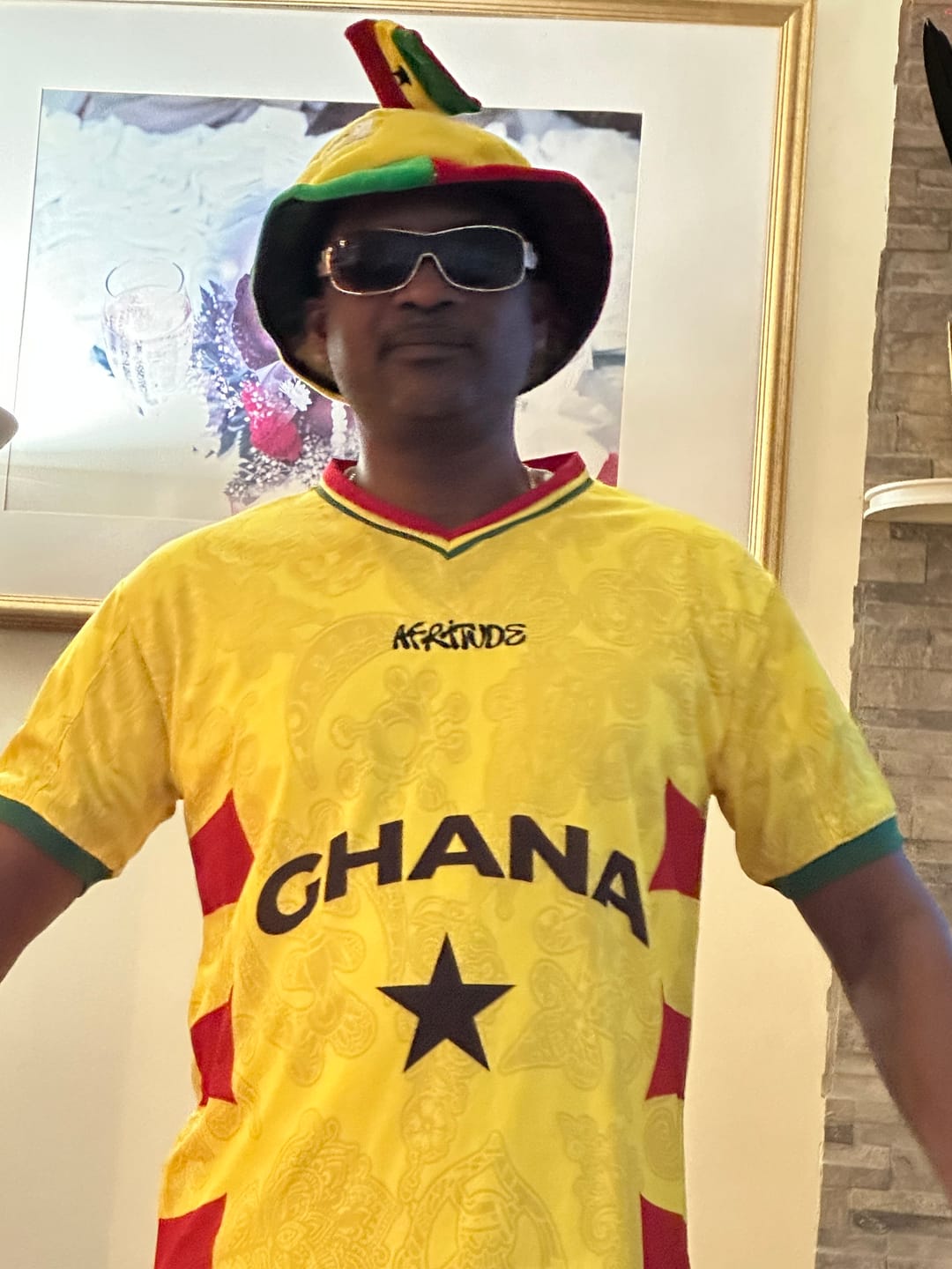 Customer photo review of Ghana Black Star Jersey — Ghana Edition (Founders Drop)