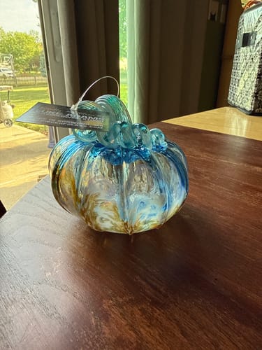 Customer photo review of Summer Beachy Squat Pumpkin