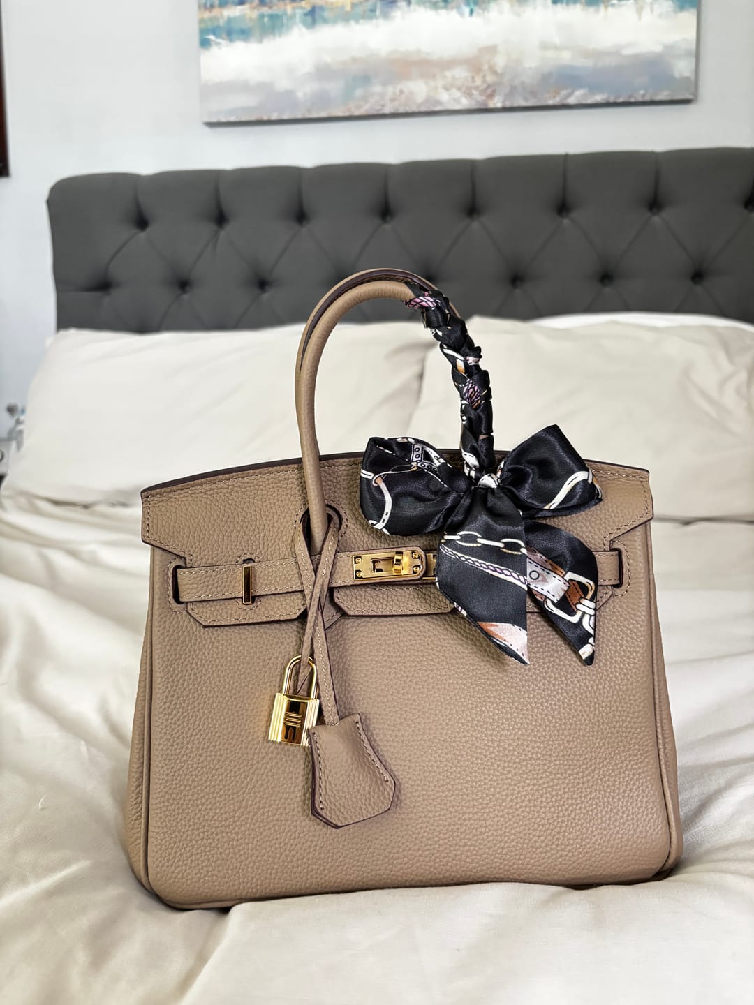 Customer photo review of LALUVA Warkin Bags Genuine Leather