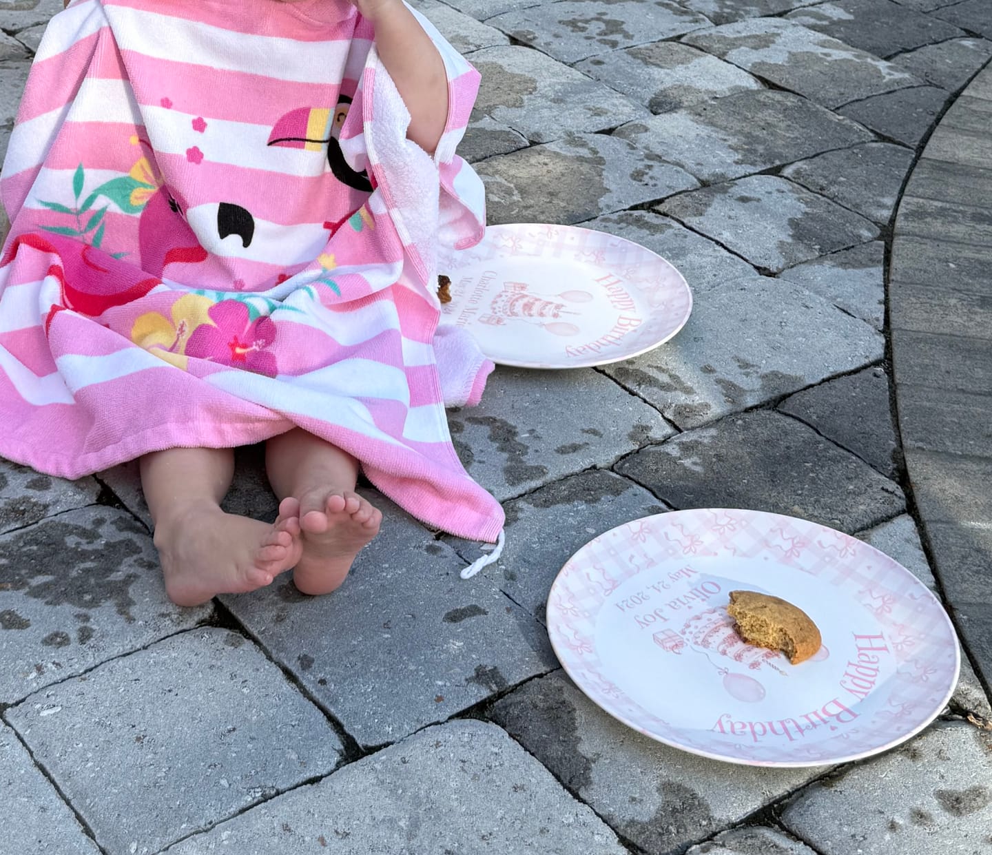 Customer photo review of Coquette Birthday Balloon Plate