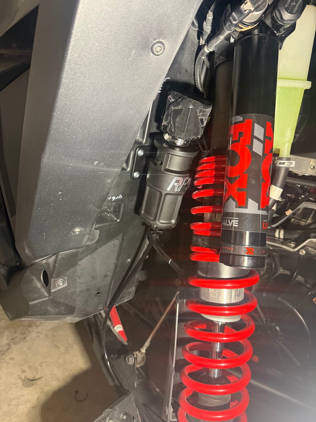 Customer photo review of RPM Polaris RZR Turbo, XPT, Turbo R, Pro S, & Pro XP 4-Stage Oil Catch Can Kit