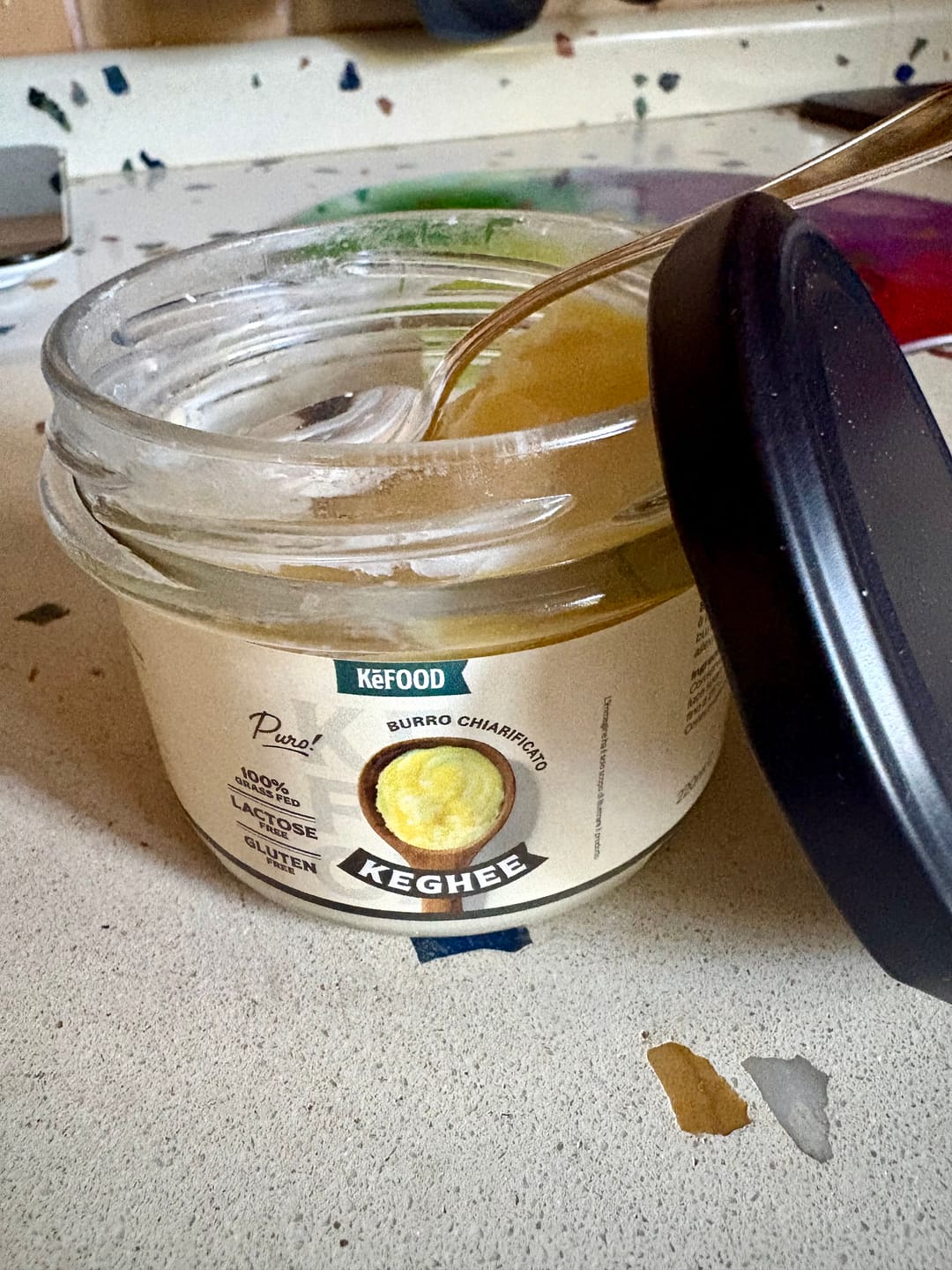 Customer photo review of GHEE GRASS-FED 220 ML BURRO CHIARIFICATO SENZA LATTOSIO COTTURA PERFETTA