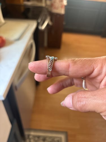 Customer photo review of GOD'S PROMISE CROSS RING