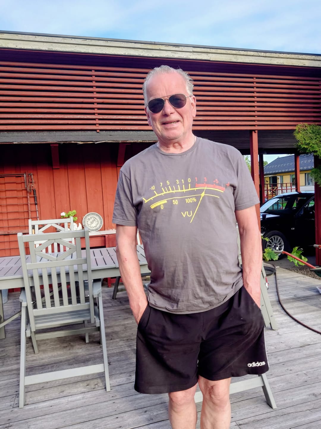 Customer photo review of Vu Meter T-Shirt
