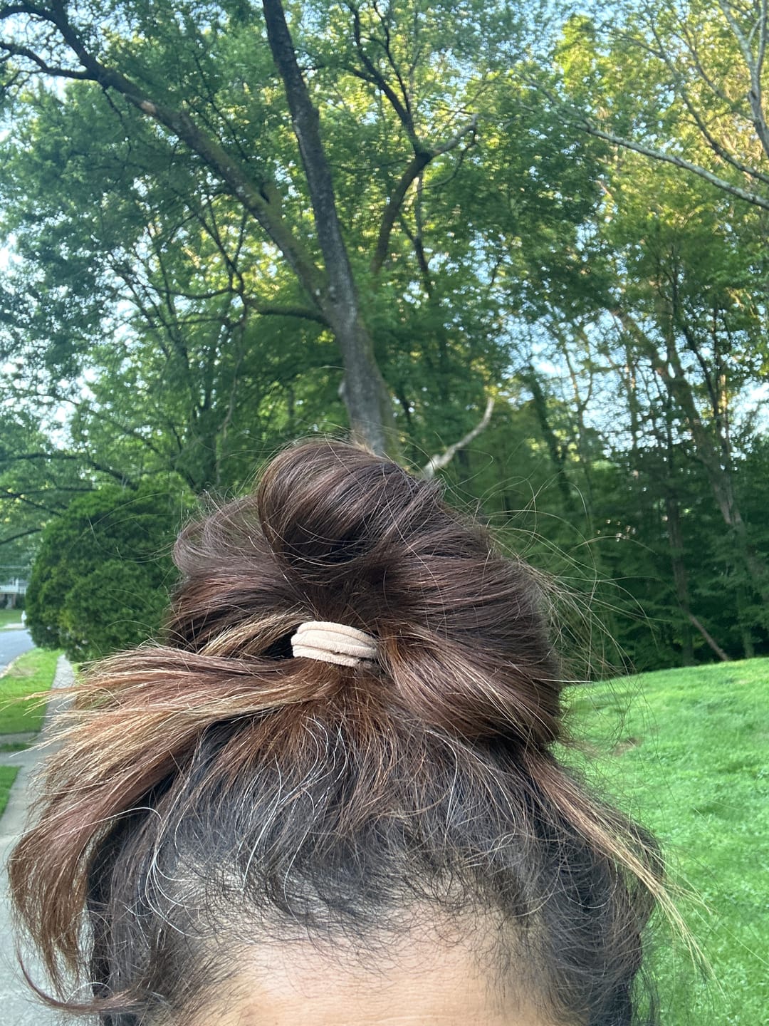 Customer photo review of Instant Dye Shampoo