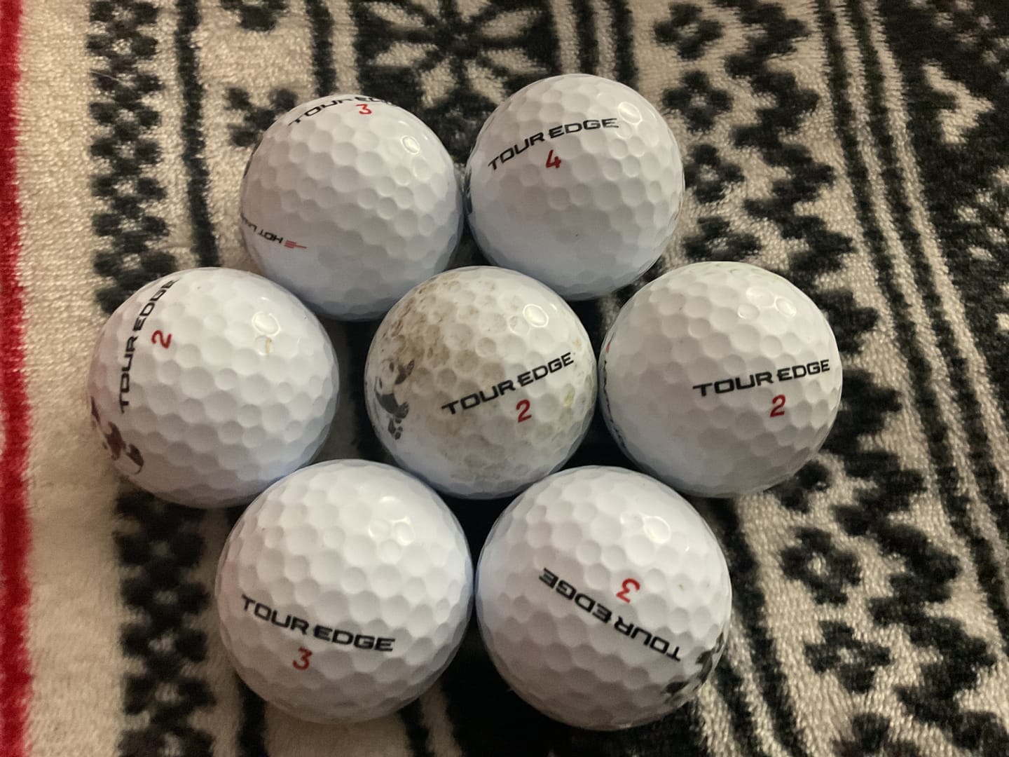 Customer photo review of Hot Launch Golf Balls