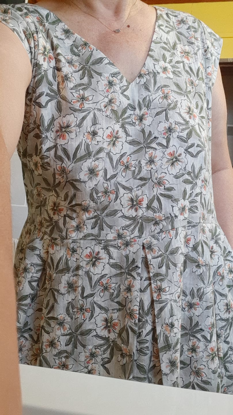 Customer photo review of Robe Louison - Esquisse végétale