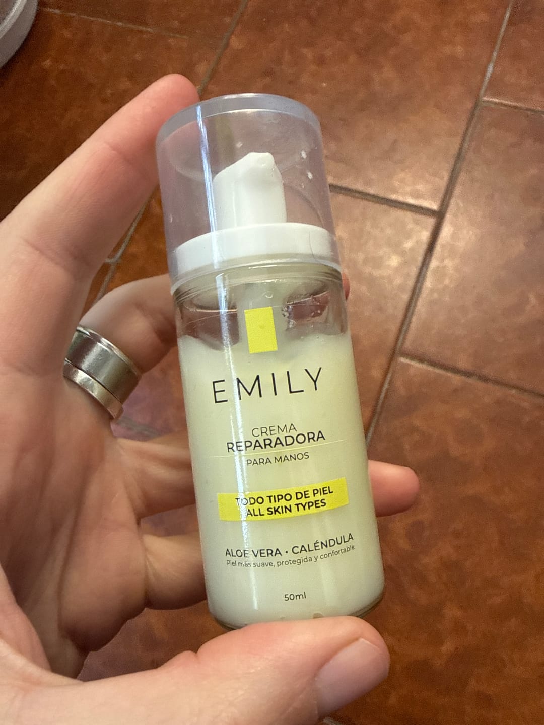 Customer photo review of Crema Reparadora para Manos con Aloe Vera y Caléndula 🔥HOT SALE🔥