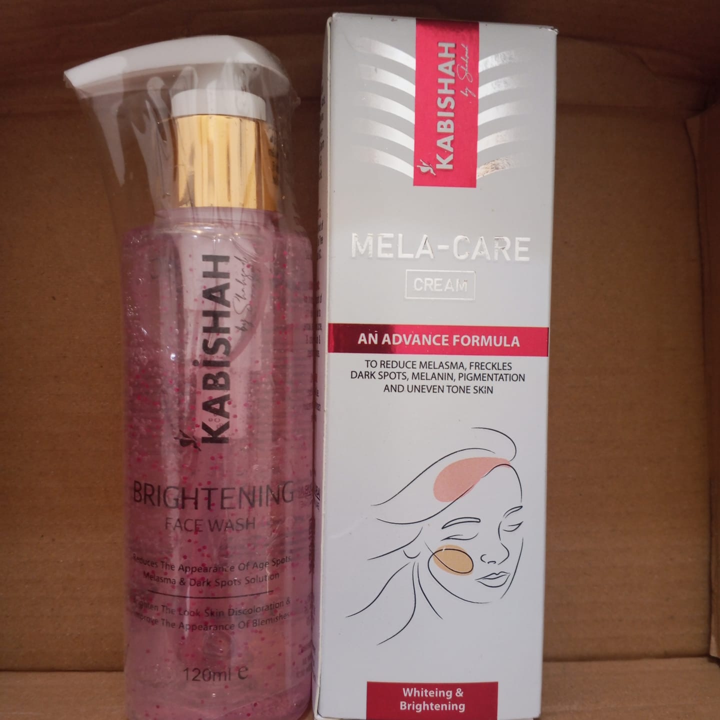 Customer photo review of Pigmentation Bundle: Face Wash & Melasma Cream Duo