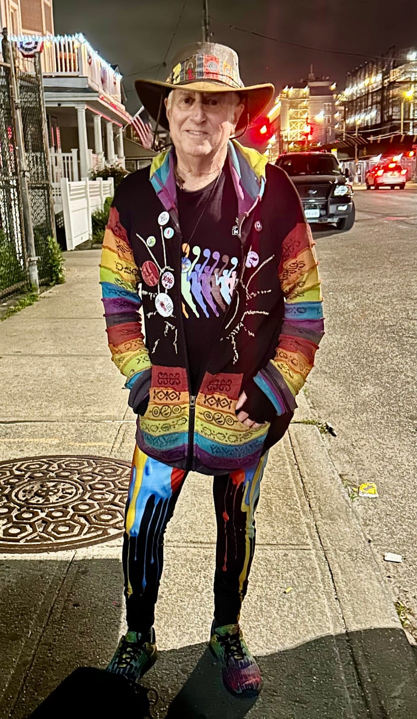 Customer photo review of Dripping Color Yoga Leggings