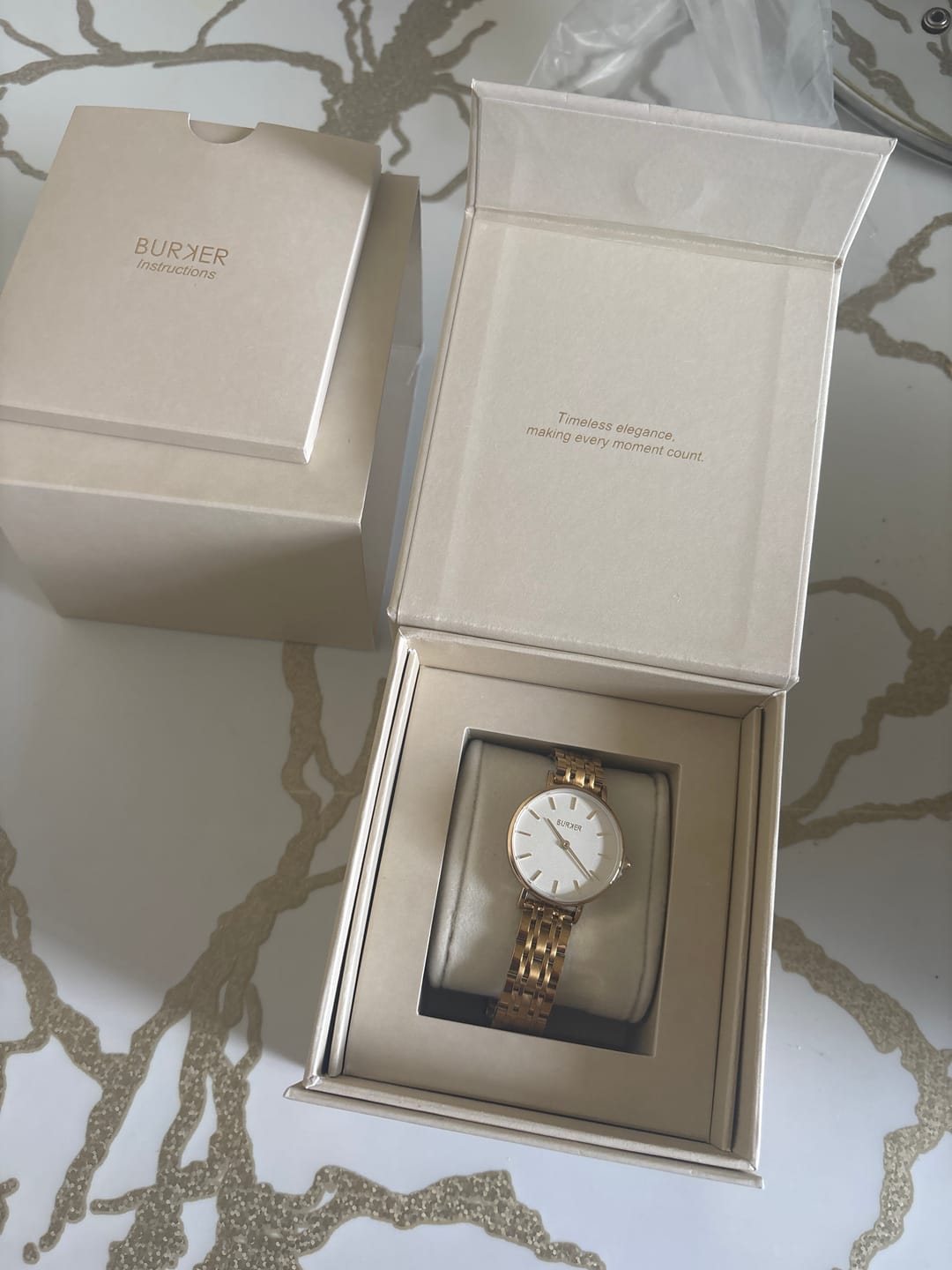 Customer photo review of Ruby Petite Gold White