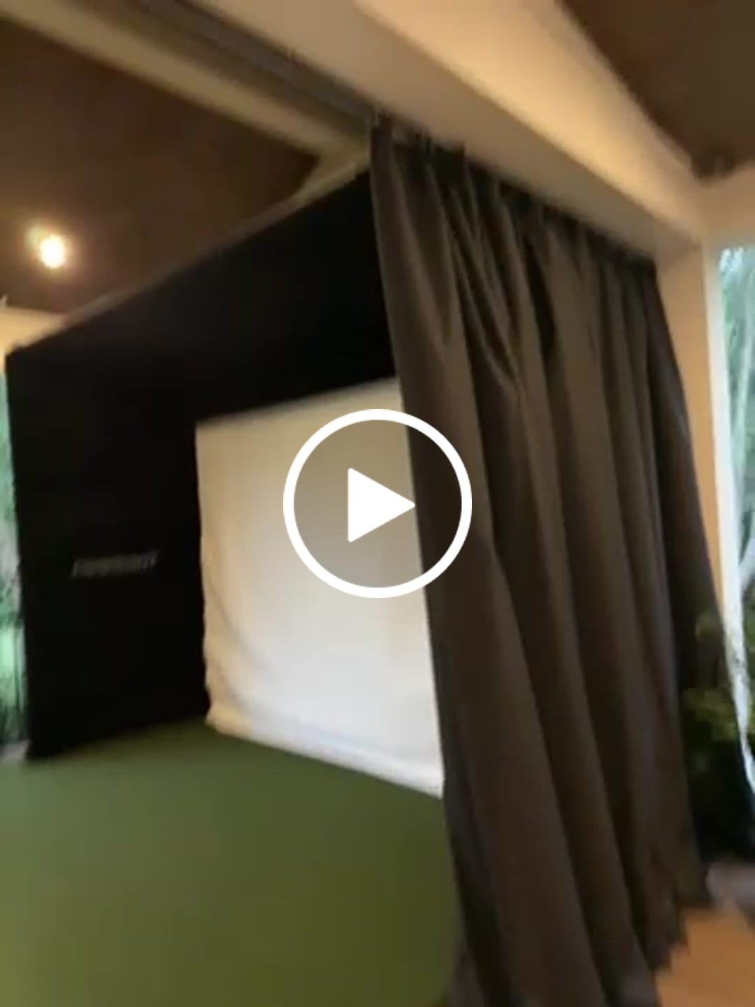 Customer video review of Heavy Duty Metal Custom Curtain Track