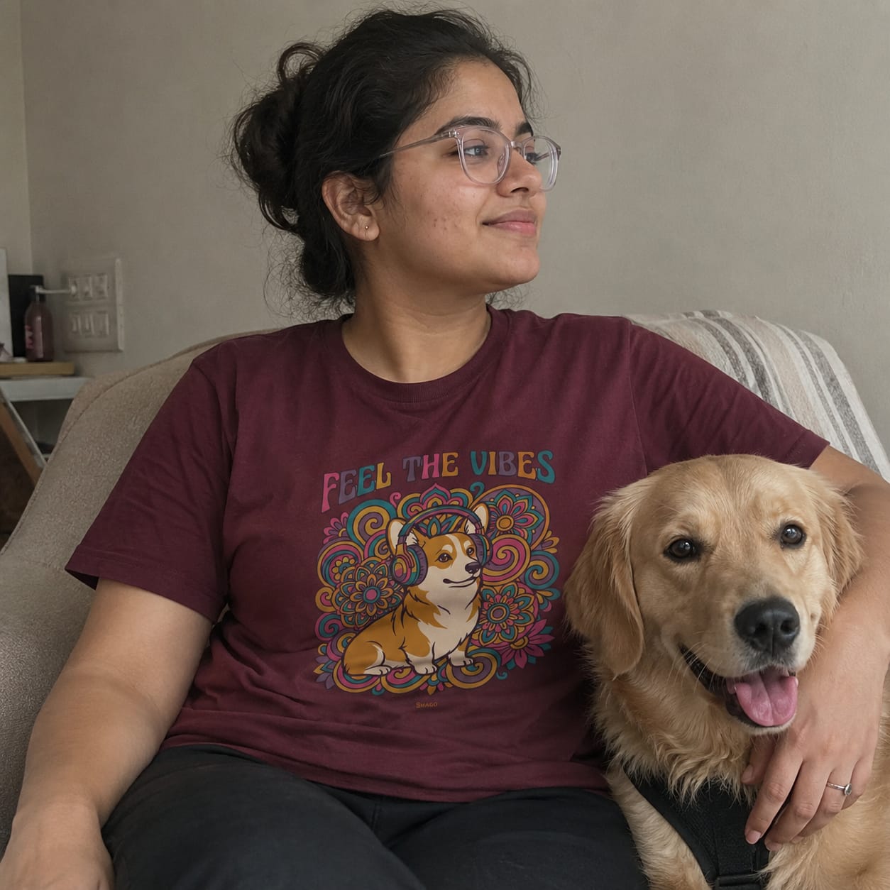 Customer photo review of Feel The Vibes