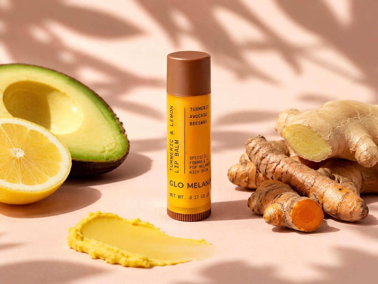 Customer photo review of Turmeric and Lemon Lip Balm (for Dark Lips)