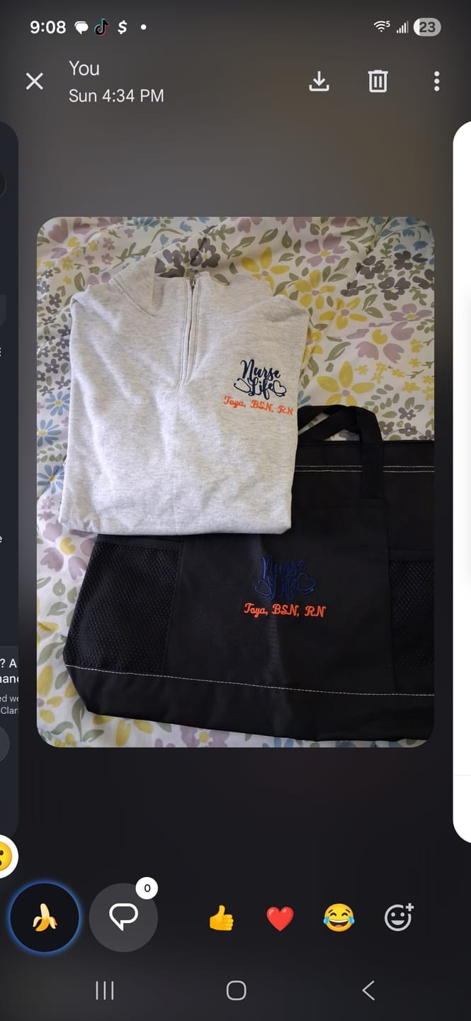 Customer photo review of Personalized 1/4 zip  Sweatshirt |Tall Certification  - Unisex Sizing | PLUS TOTEBAG Combo